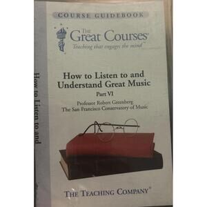 The Great Courses How to Understand Great Music Vol VI Greenberg DVD Set